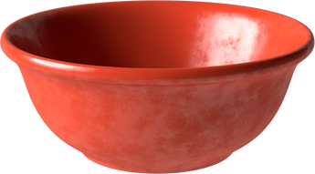 Red Ceramic Bowl